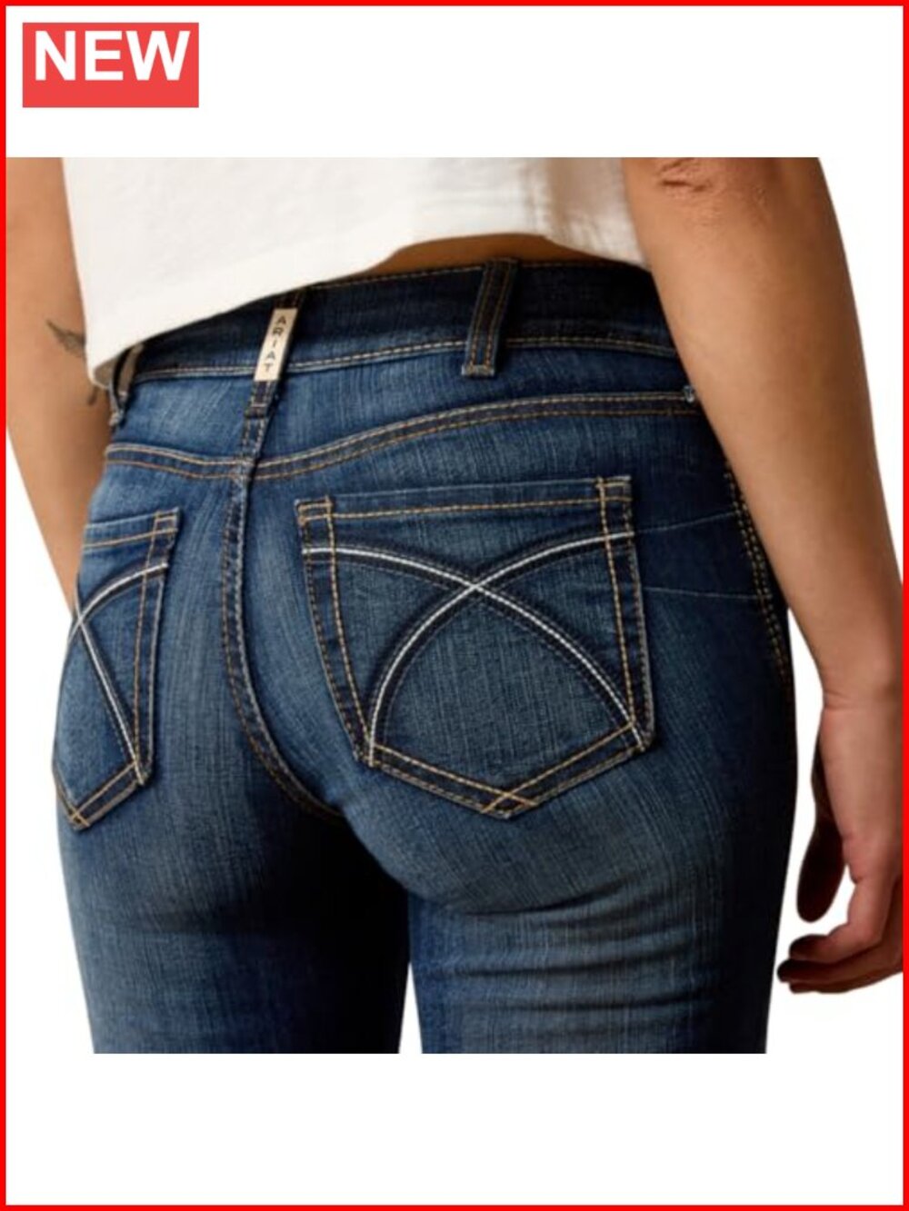 Perfect Rise Boot Cut Jeans Stretch Denim Mid Rise - Picture 2 of 6